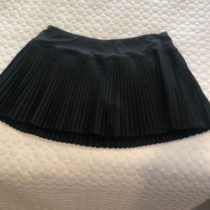 Black pleated Tennis/Athletic skort